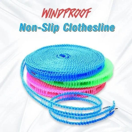 (🎅EARLY CHRISTMAS SALE-49% OFF)Windproof Non-Slip Clothesline(32 ft) & Buy 2 Get Extra 10% OFF